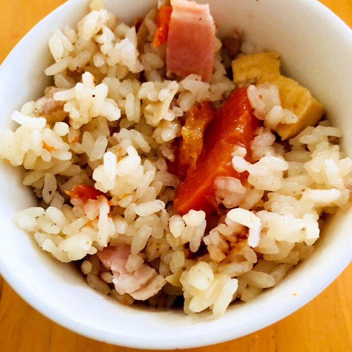 ベーコンと厚揚げの炊き込みご飯 レシピ 作り方 By さくらぐみ 楽天レシピ ベーコンと厚揚げの炊き込みご飯 レシピ 作り方 By さくらぐみ 楽天レシピ